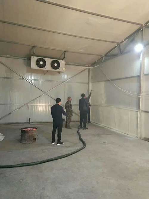 聚氨酯冷庫保溫噴涂(圖1) 聚氨酯冷庫保溫噴涂案例